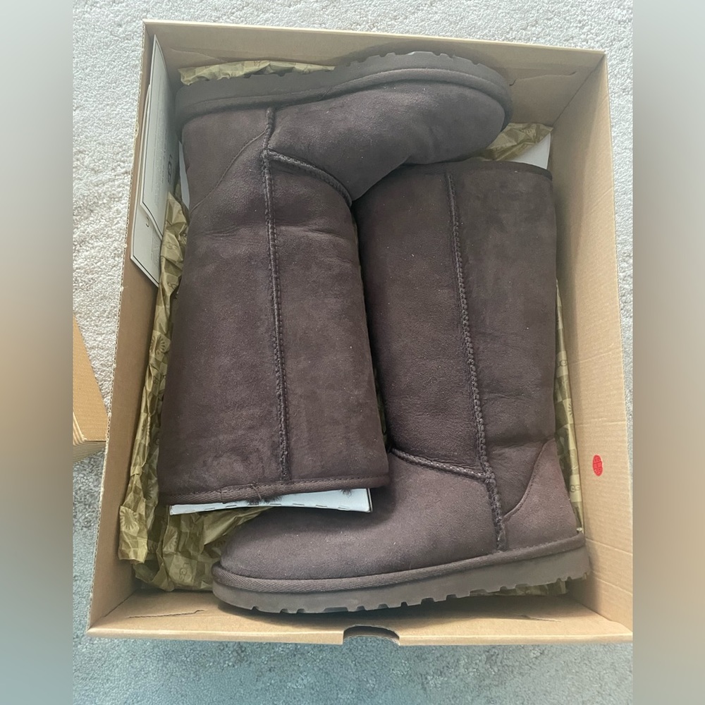 UGG Classic Tall boots chocolate color size 6